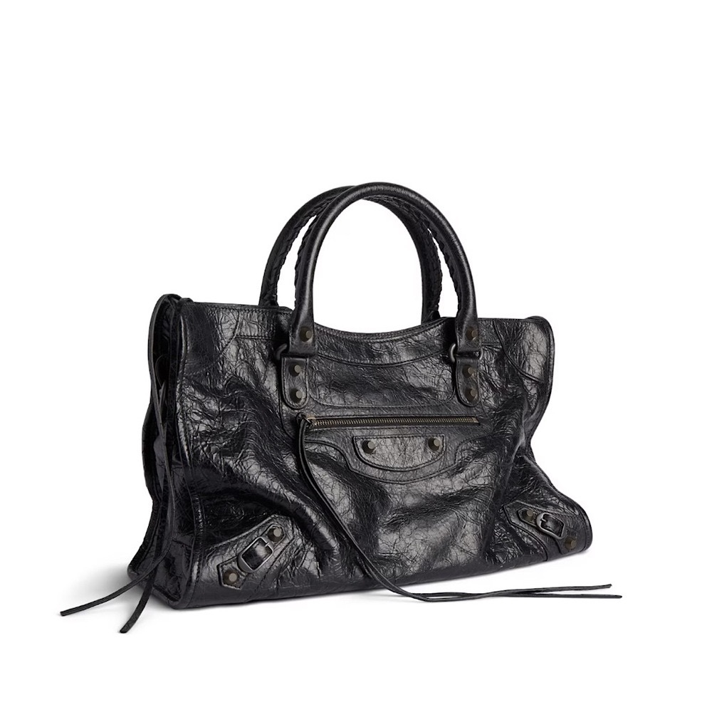 100% Authentic BALENCIAGA CITY BAG in black